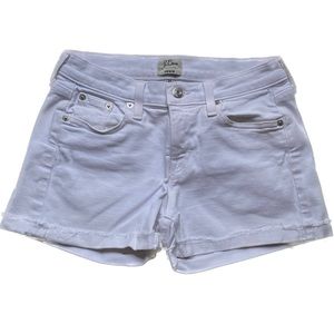 J. Crew white jean shorts - Size: 24